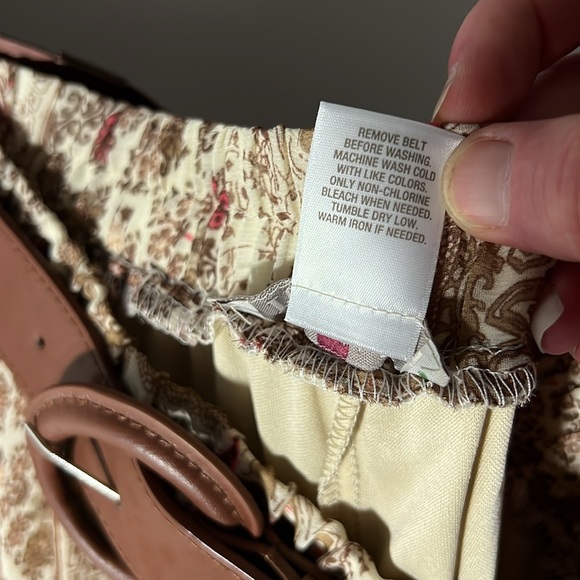 NWT Dress Barn Roz & Ali Maxi Skirt with Belt size Small - Picture 8 of 9